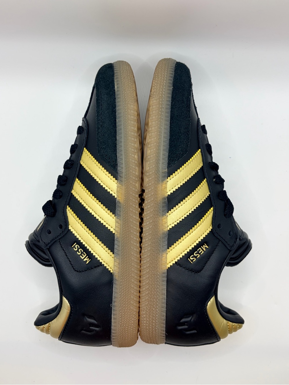 adidas Black & Gold Messi Samba Sneakers - Picture 4 of 6